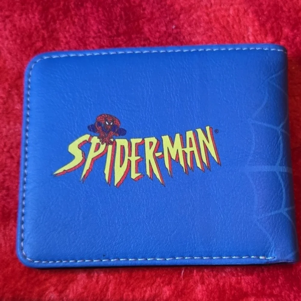 New Spiderman marvel comic anime manga leather wallet